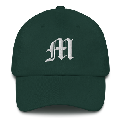 Old English 'M' Dad Hat (w 'Michigan' Back Design)