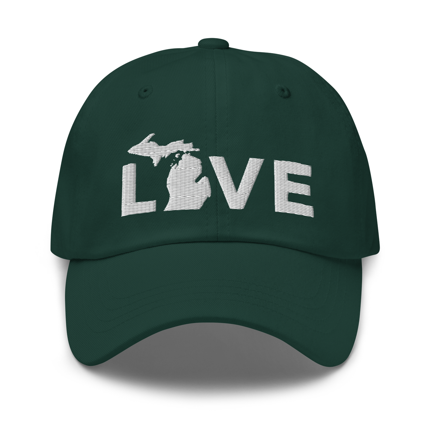 Michigan 'Love' Dad Hat (Geometric Sans Font)