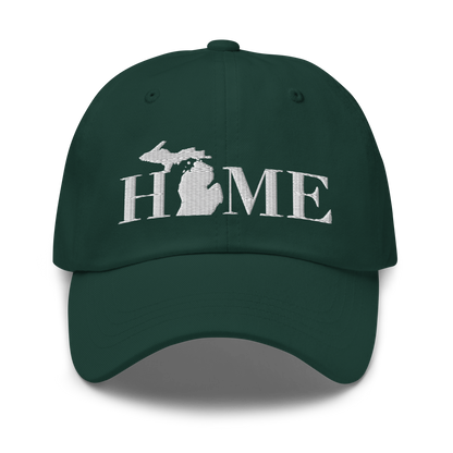 Michigan 'Home' Dad Hat (Didone Font)