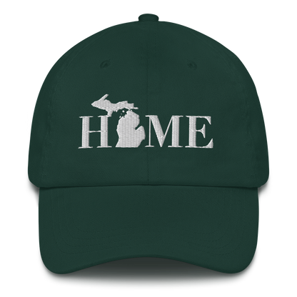 Michigan 'Home' Dad Hat (Didone Font)