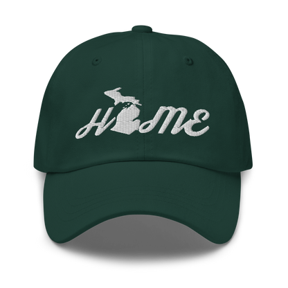 Michigan 'Home' Dad Hat (Script Font)