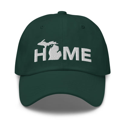 Michigan 'Home' Dad Hat (Geometric Sans Font)