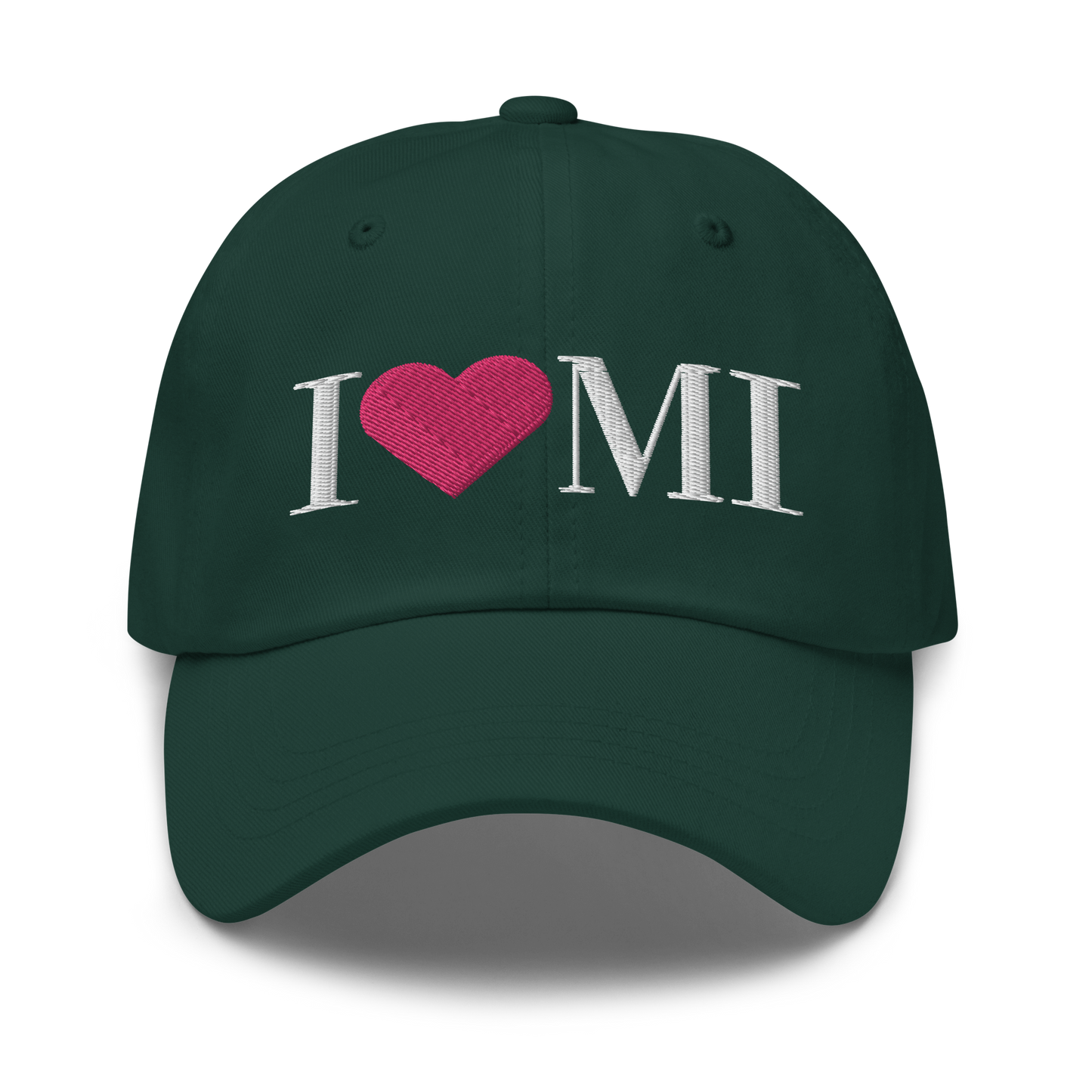 Michigan 'I ❤️ MI' Dad Hat (Didone Font)