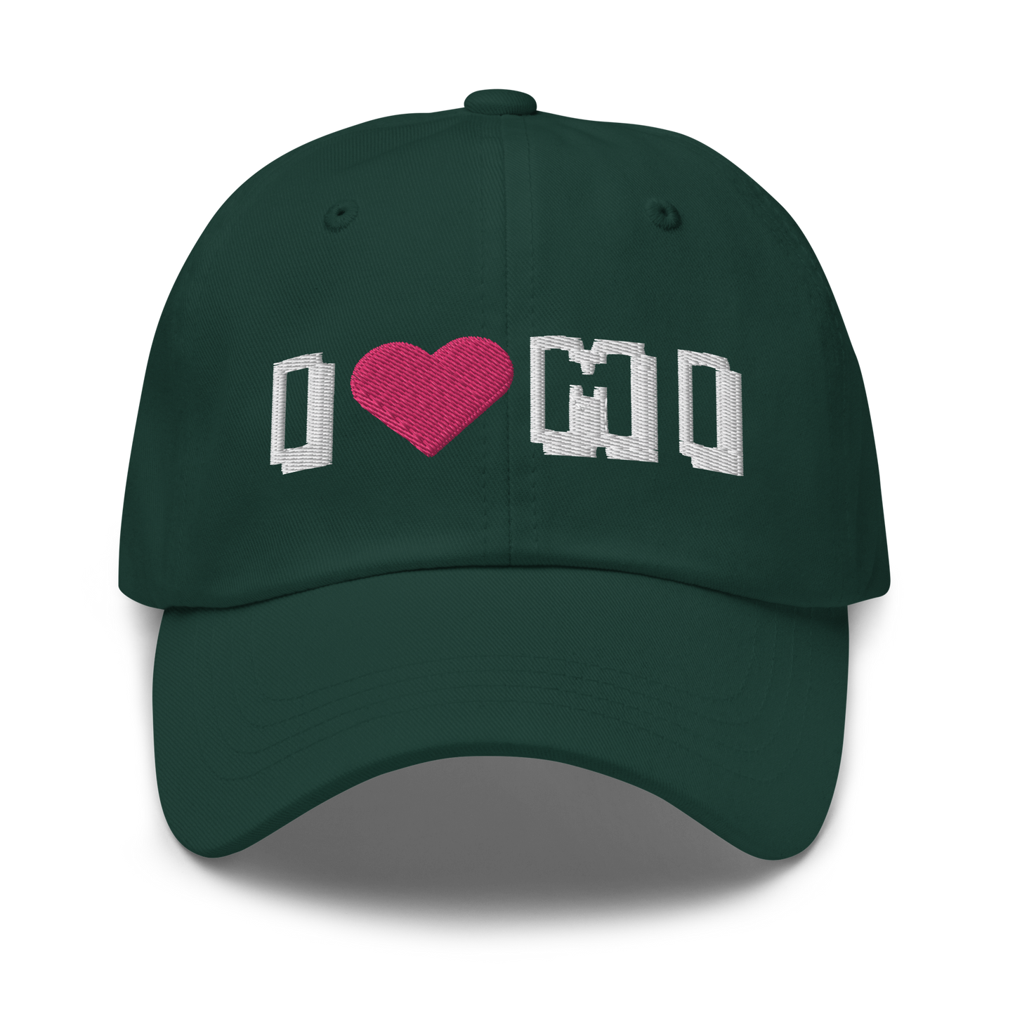 Michigan 'I ❤️ MI' Dad Hat (Arcade Font)