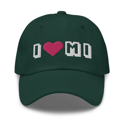 Michigan 'I ❤️ MI' Dad Hat (Arcade Font)