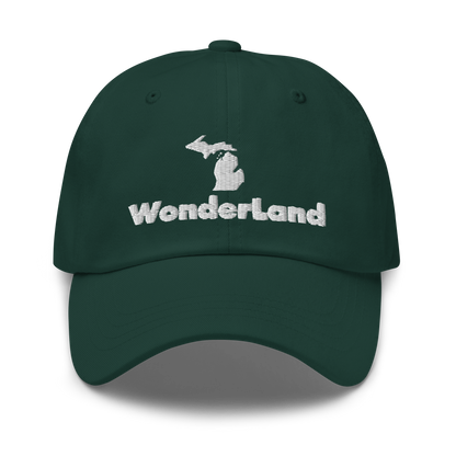 Michigan 'Wonderland' Dad Hat (Geometric Sans Font)