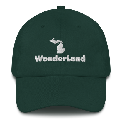 Michigan 'Wonderland' Dad Hat (Geometric Sans Font)