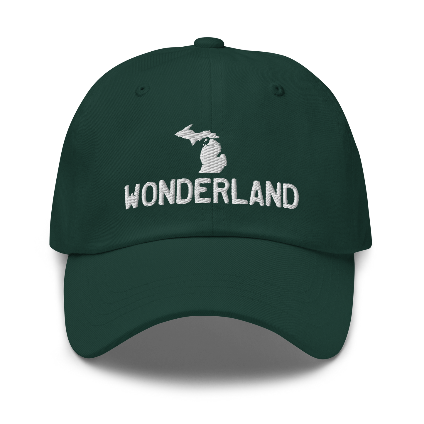 Michigan 'Wonderland' Dad Hat (Licence Plate Font)