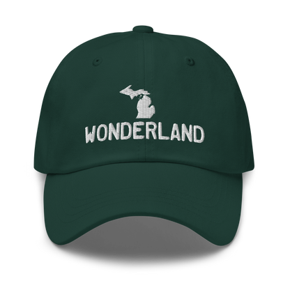 Michigan 'Wonderland' Dad Hat (Licence Plate Font)