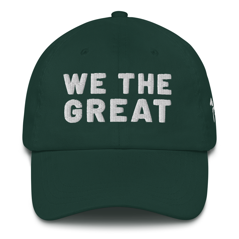 'We The Great' Dad Hat (w/ Great Lakes Side Design)