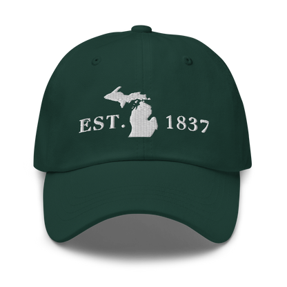 Michigan 'EST 1837' Dad Hat (Didone Font)