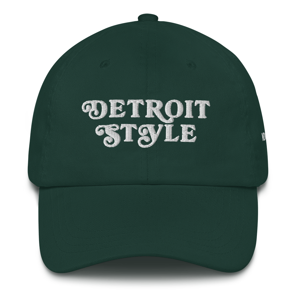 'Detroit Style' Dad Hat (w 'MDCCI' Side Design)