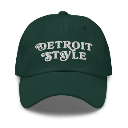 'Detroit Style' Dad Hat (w 'MDCCI' Side Design)