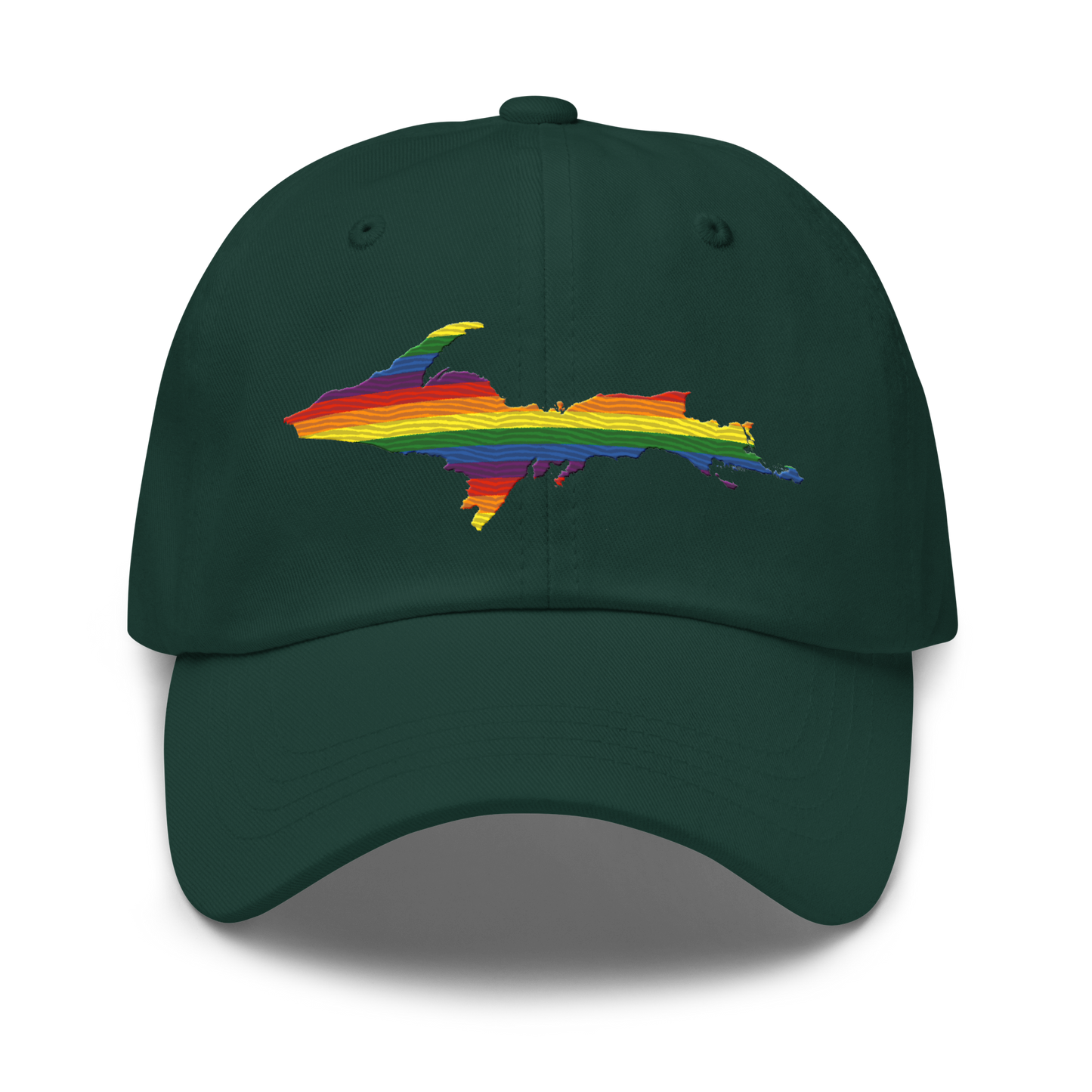 Michigan Upper Peninsula Dad Hat (Pride Edition)