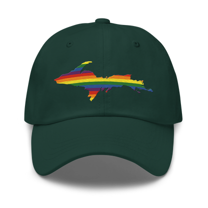 Michigan Upper Peninsula Dad Hat (Pride Edition)