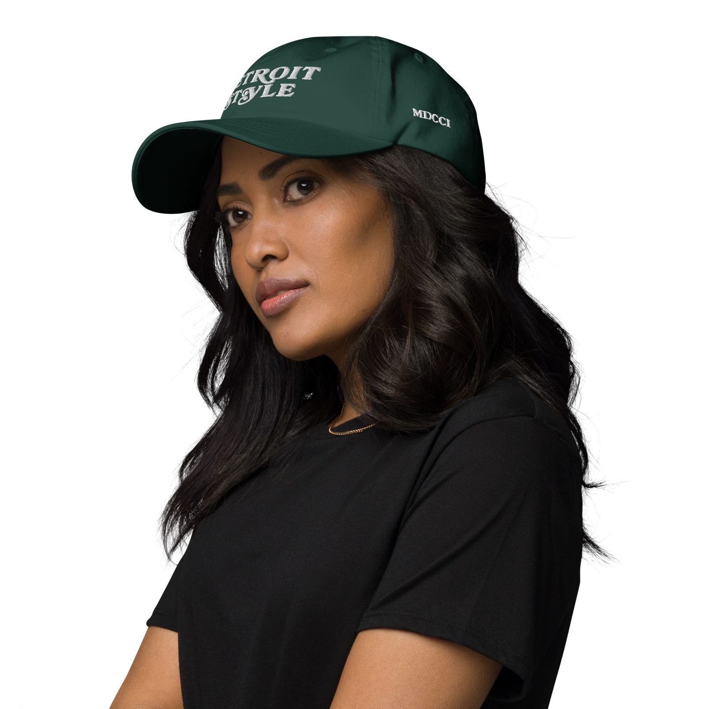 'Detroit Style' Dad Hat (w 'MDCCI' Side Design)