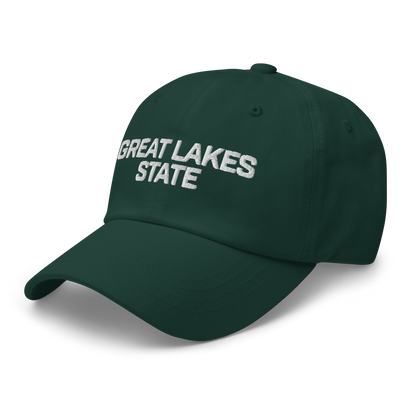 Michigan 'Great Lakes State' Dad Hat (Maritime Font)