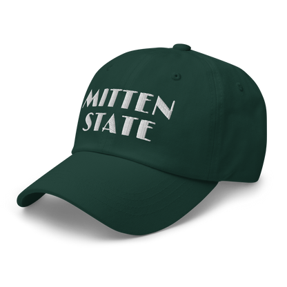 Michigan 'Mitten State' Dad Hat (Art Deco Font)