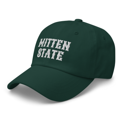 Michigan 'Mitten State' Dad Hat (Western Font)