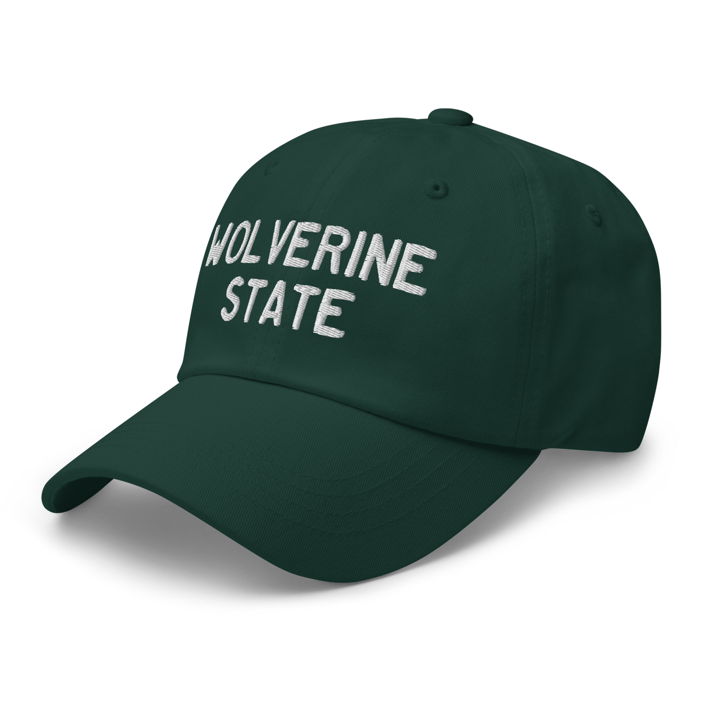 Michigan 'Wolverine State' Dad Hat (Licence Plate Font)