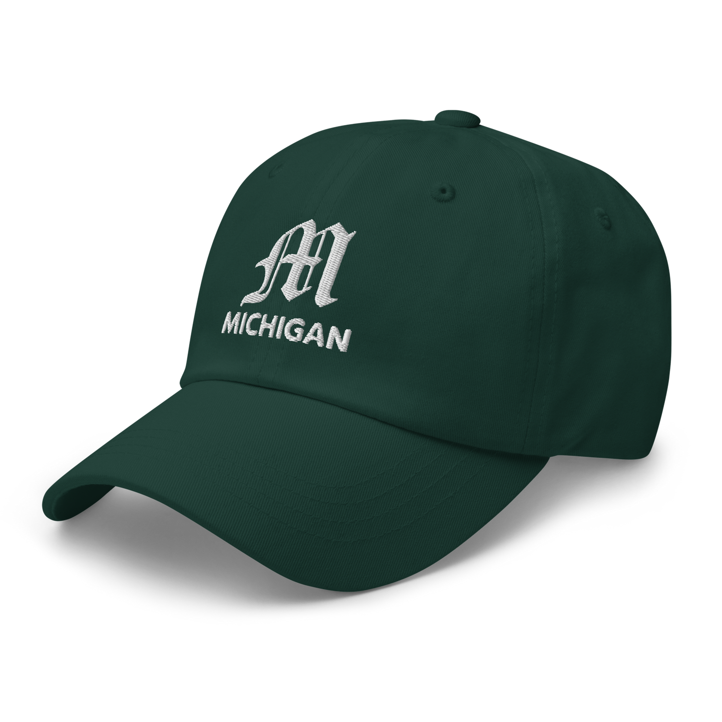 'Michigan' Dad Hat (w/ Old English 'M')