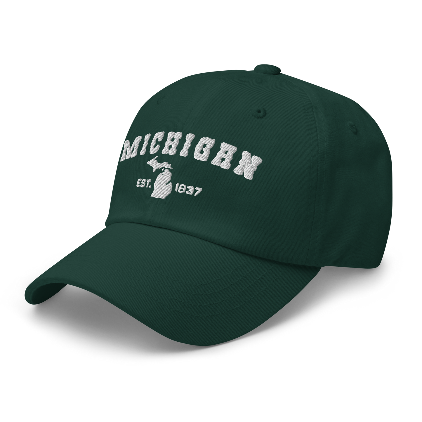 'Michigan EST 1837' Dad Hat (Western Font)