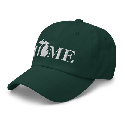 Michigan 'Home' Dad Hat (Didone Font)