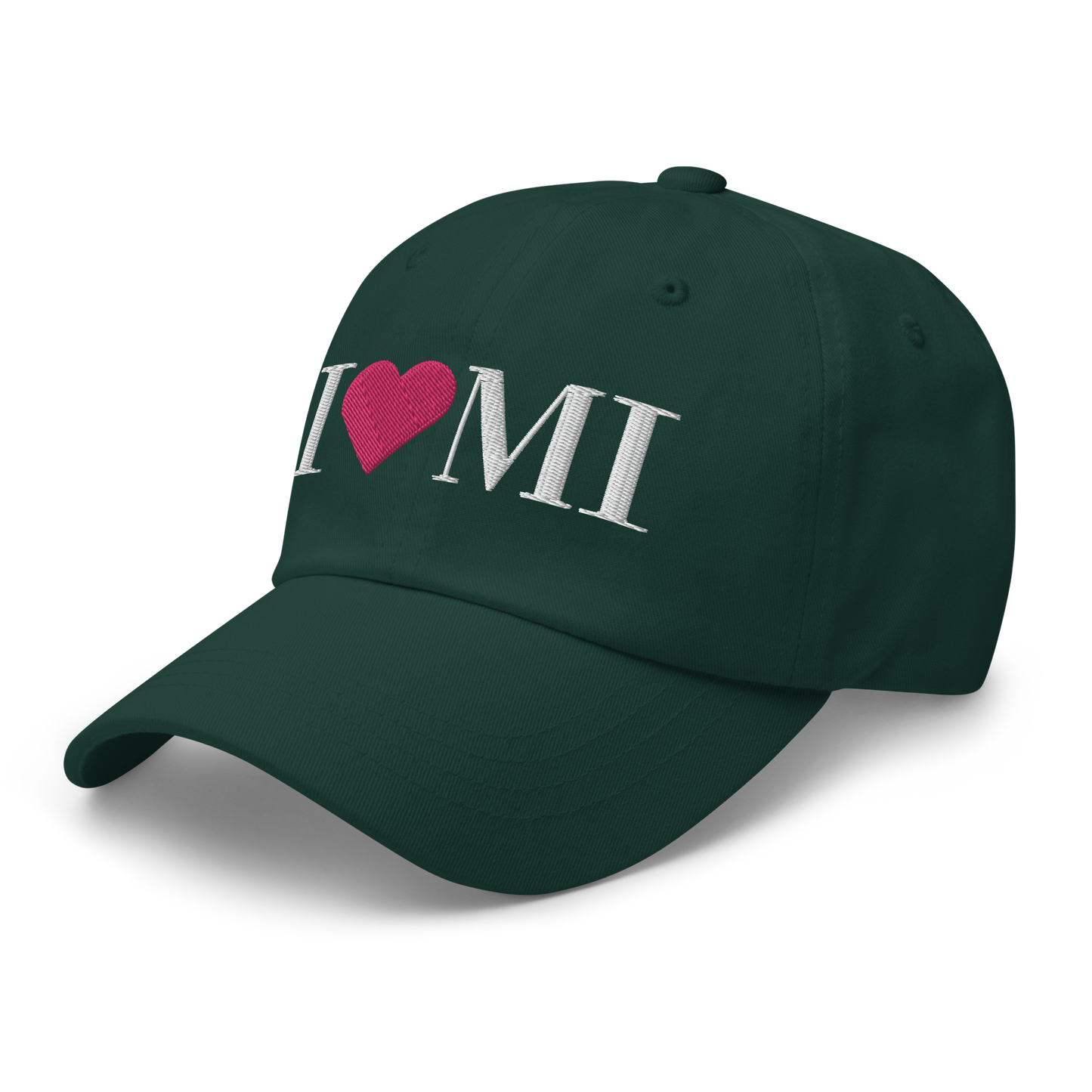 Michigan 'I ❤️ MI' Dad Hat (Didone Font)