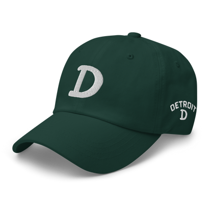 Detroit 'Old French D' Dad Hat (w/ Side Design)