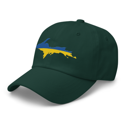 Michigan Upper Peninsula Dad Hat (Ukraine Edition)