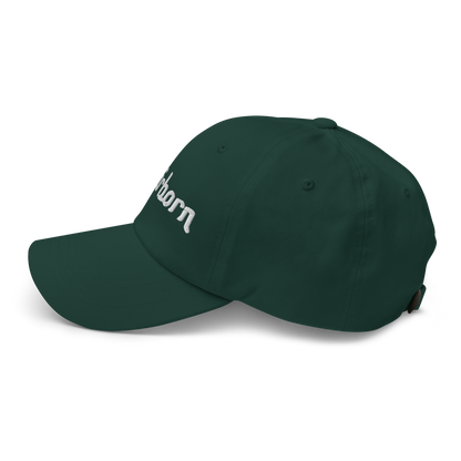 'Dearborn' Dad Hat | Green/White Embroidery