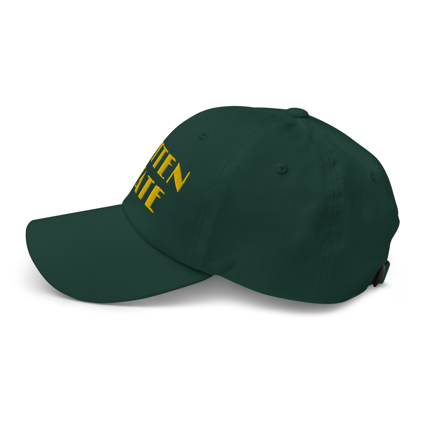 Michigan 'Mitten State' Dad Hat (Art Deco Font) | Gold Embroidery