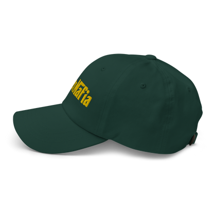 Michigan 'MittenMafia' Dad Hat (Gangster Font) | Gold Embroidery