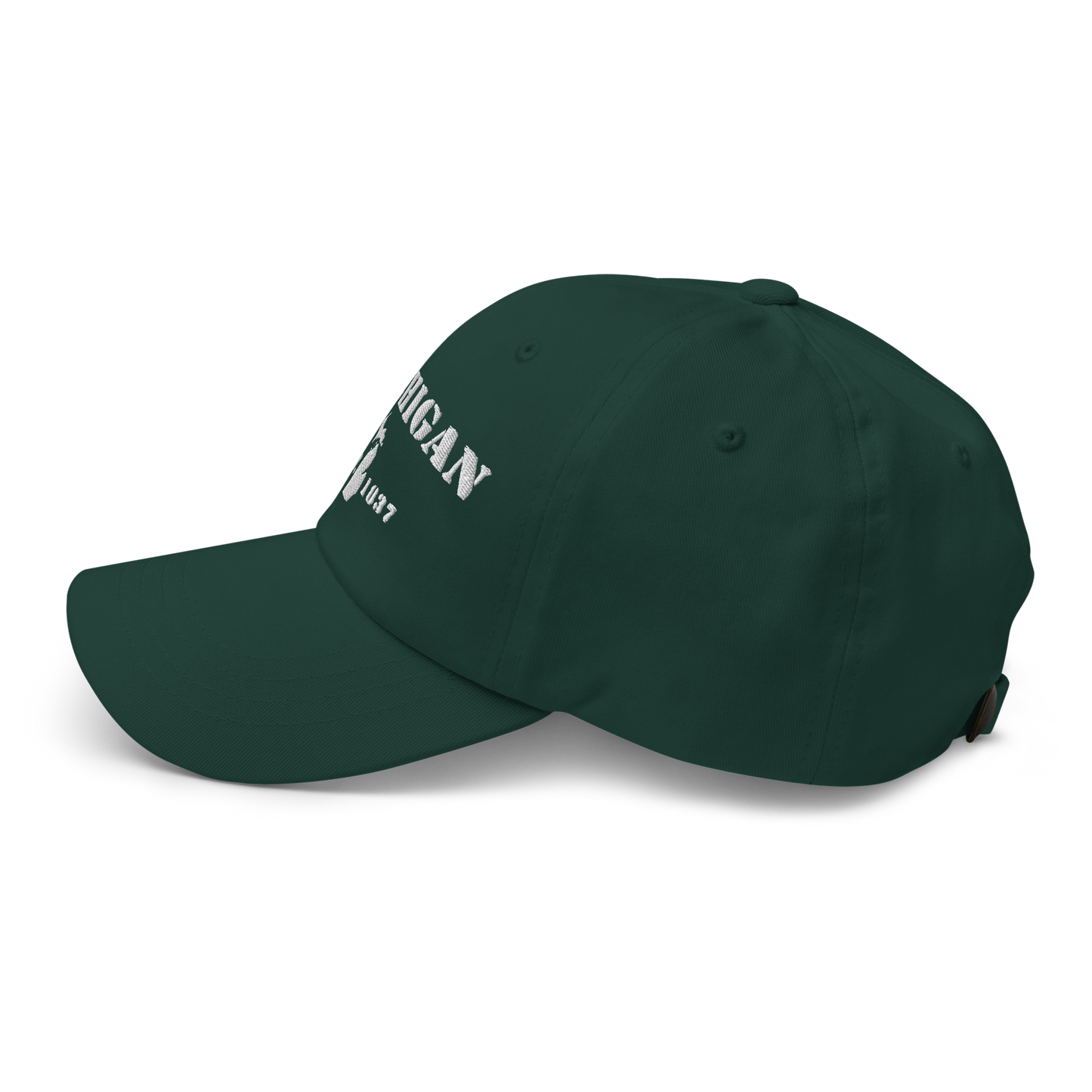 'Michigan EST 1837' Dad Hat (Army Font)