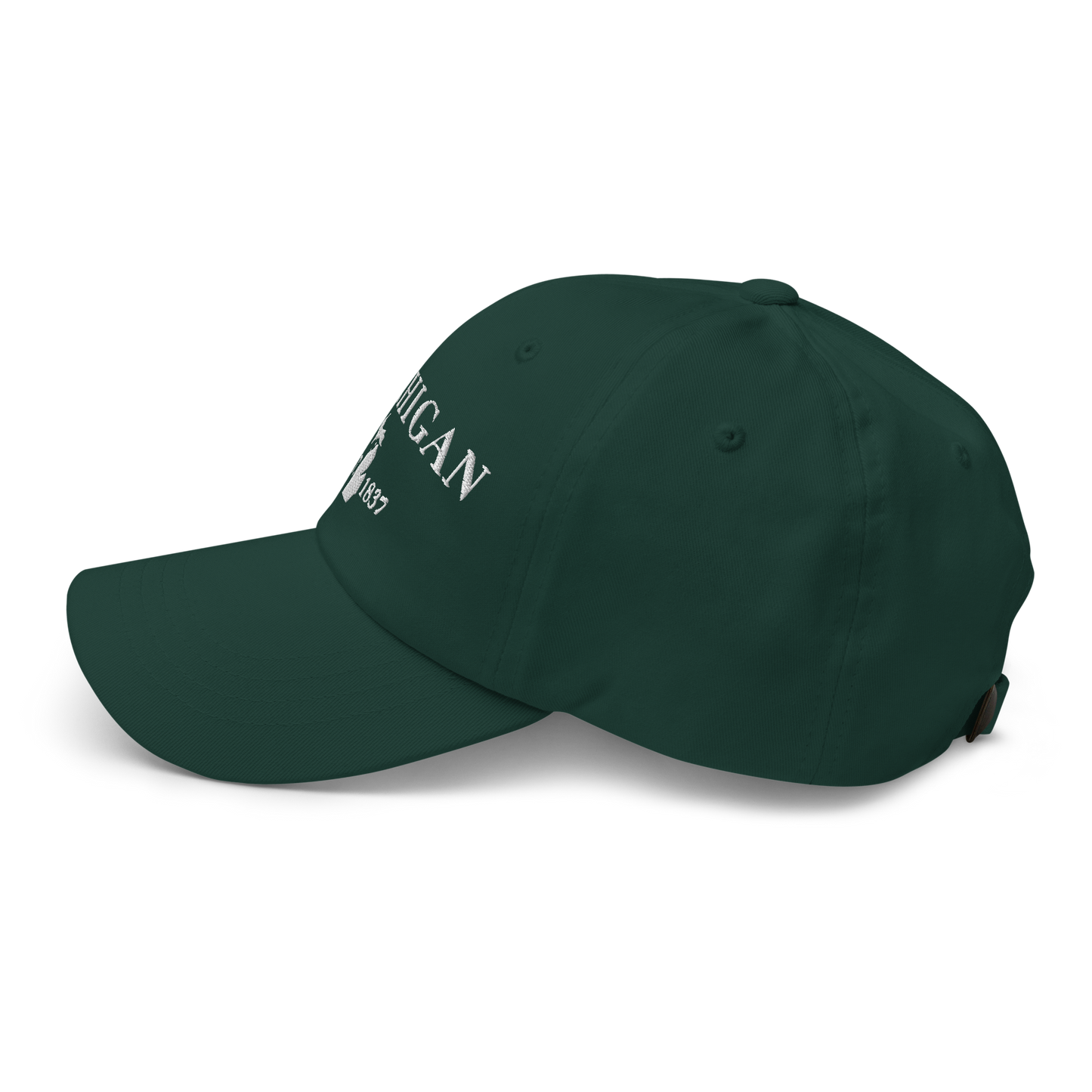 'Michigan EST 1837' Dad Hat (Didone Font)