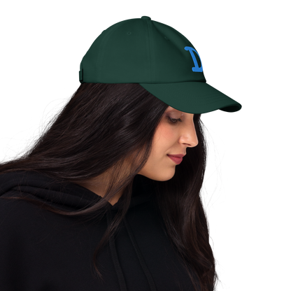 Detroit 'Old French D' Dad Hat (w/ Side Design) | Azure Embroidery