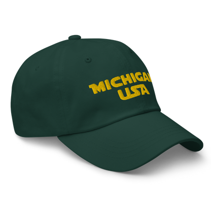 'Michigan USA' Dad Hat (Epic Sci-Fi Parody)