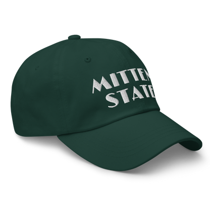 Michigan 'Mitten State' Dad Hat (Art Deco Font)