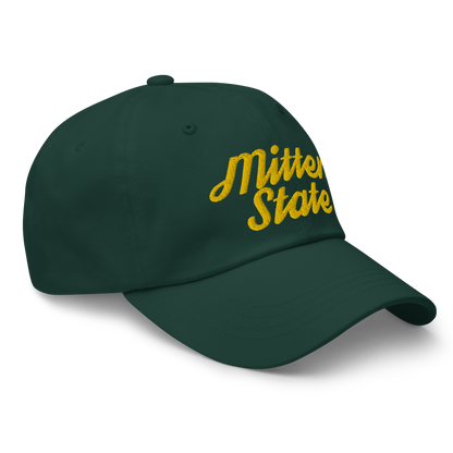 Michigan 'Mitten State' Dad Hat (Script Font)