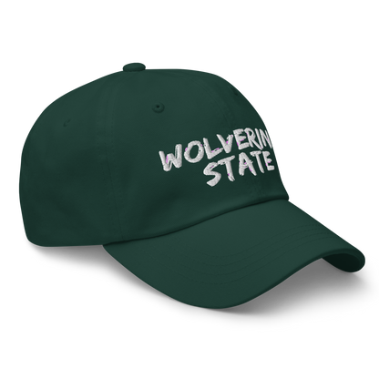 Michigan 'Wolverine State' Dad Hat (Angry Brush Font)