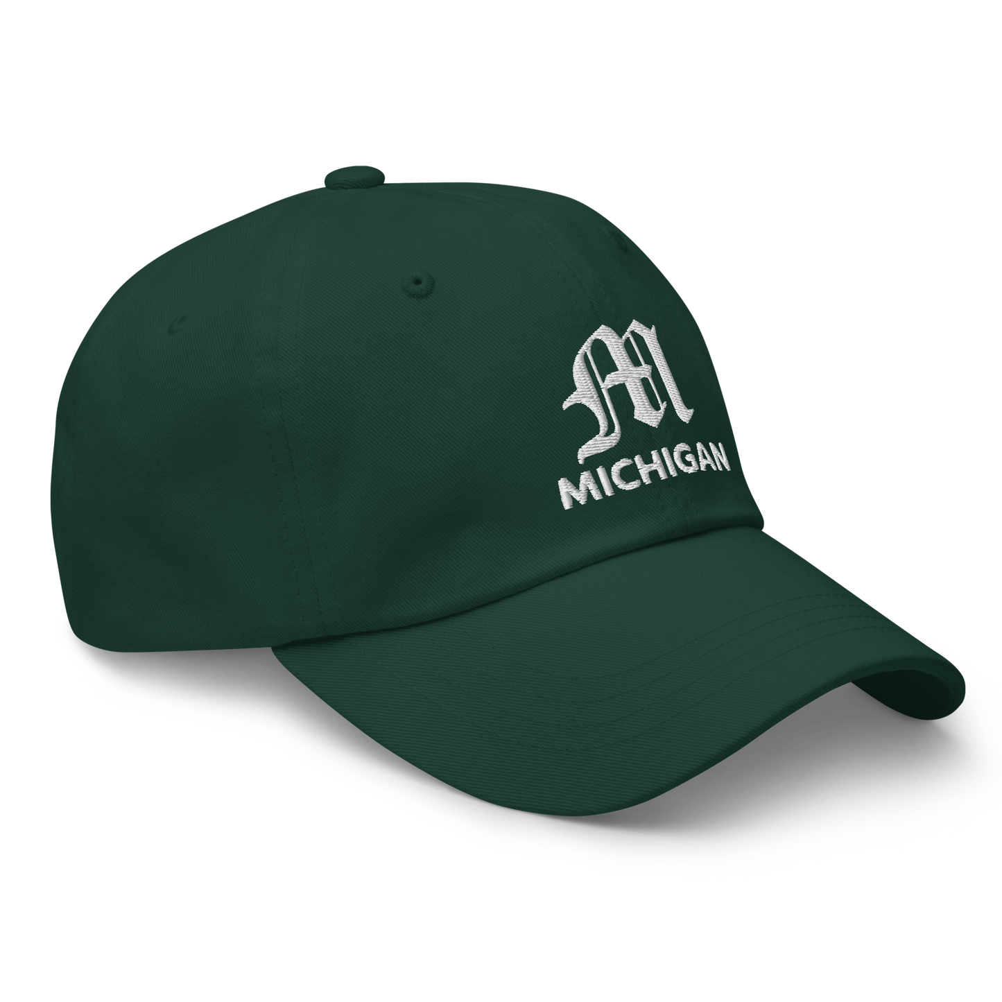 'Michigan' Dad Hat (w/ Old English 'M')