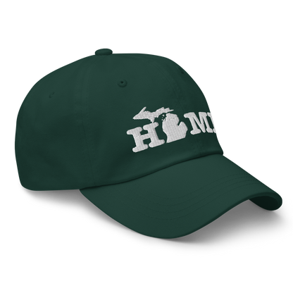 Michigan 'Home' Dad Hat (Typewriter Font)