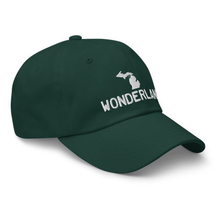 Michigan 'Wonderland' Dad Hat (Licence Plate Font)