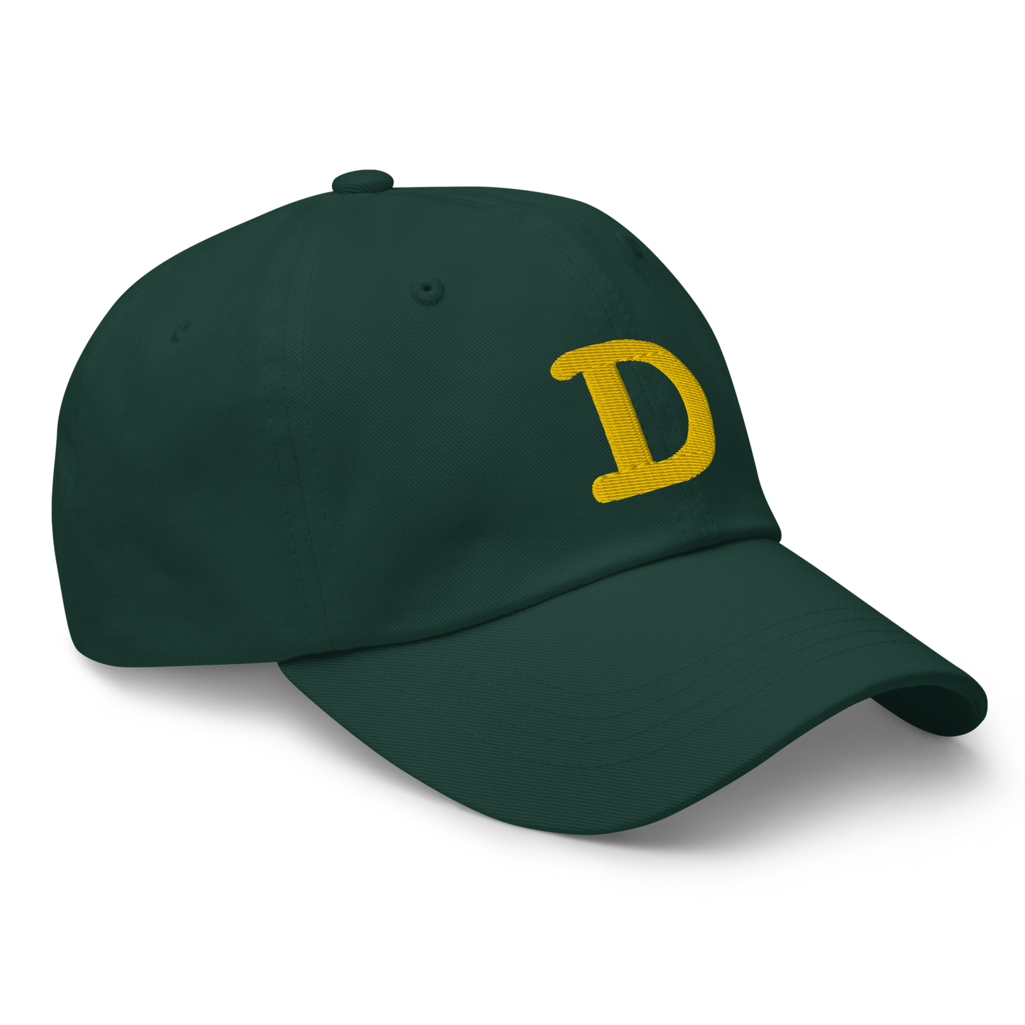 Detroit 'Old French D' Dad Hat (w/ Side Design) | Gold Embroidery