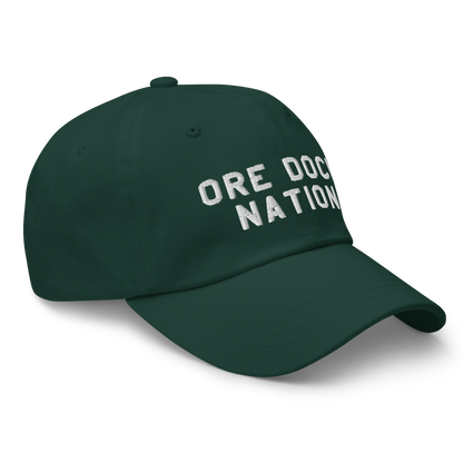 'Ore Dock Nation' Dad Hat (w/ 'Marquette' & UP Outline)