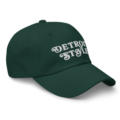 'Detroit Style' Dad Hat (w 'MDCCI' Side Design)