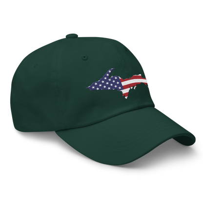 Michigan Upper Peninsula Dad Hat (Patriot Edition)