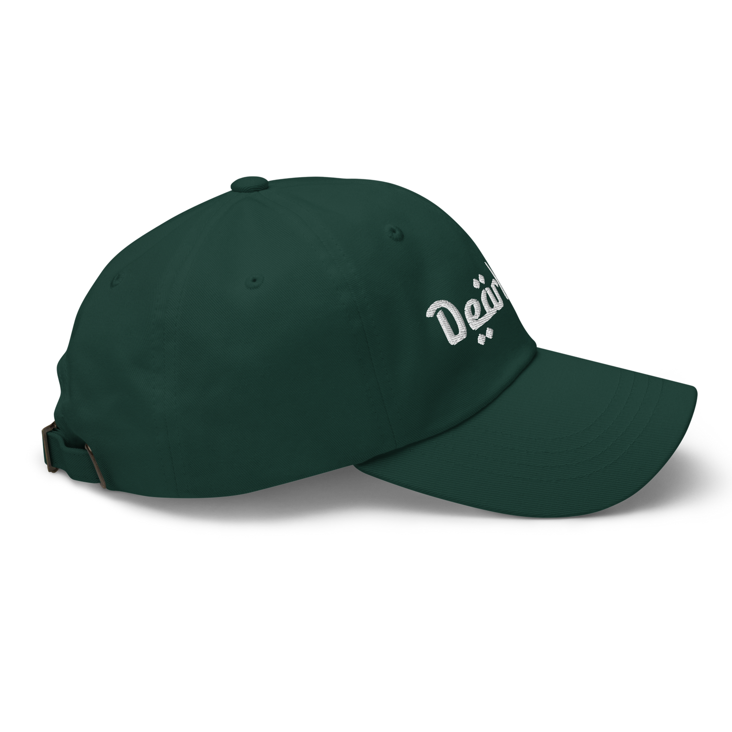 'Dearborn' Dad Hat | Green/White Embroidery