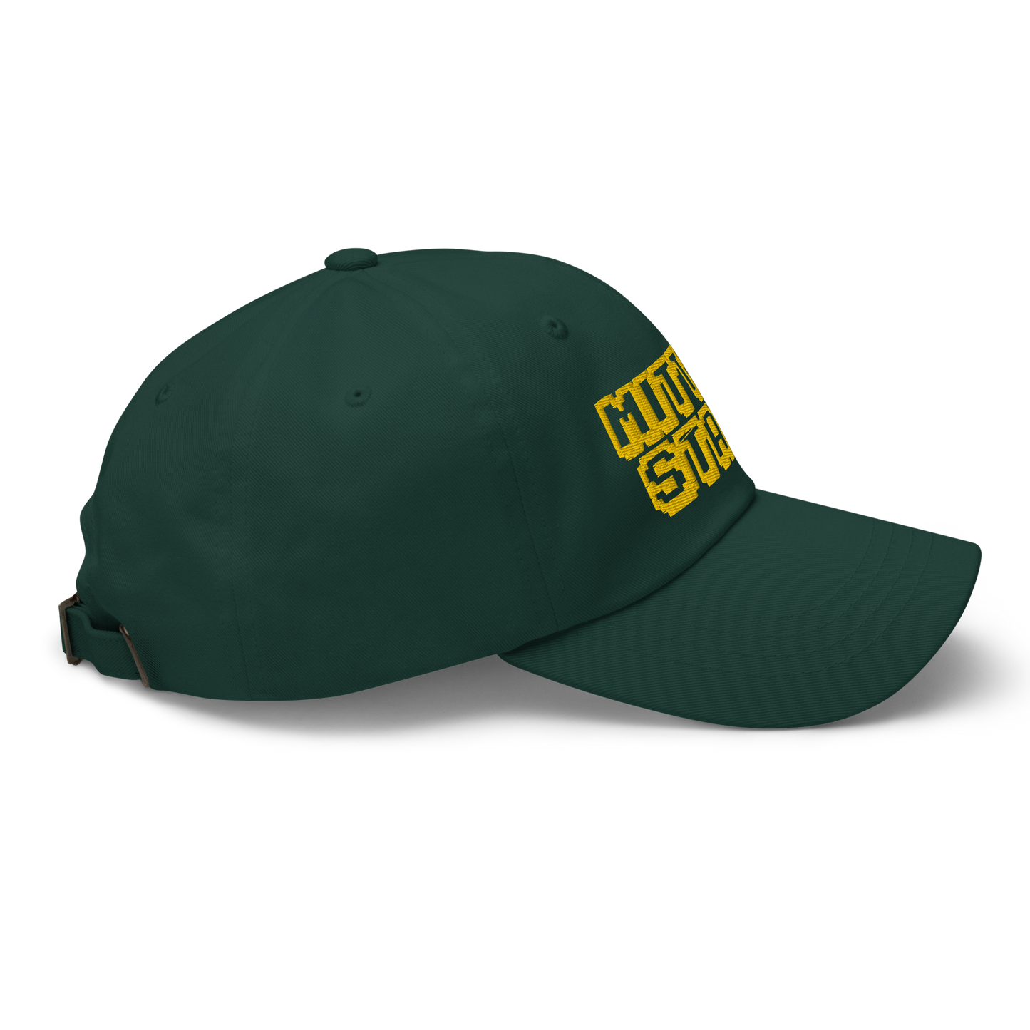 Michigan 'Mitten State' Dad Hat (Arcade Font) | Gold Embroidery