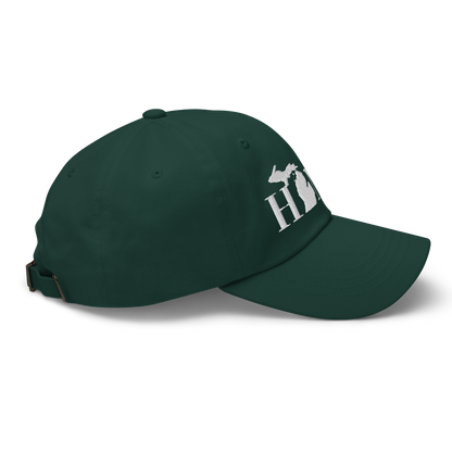 Michigan 'Home' Dad Hat (Didone Font)